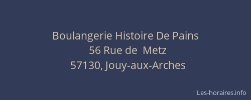 Boulangerie Histoire De Pains