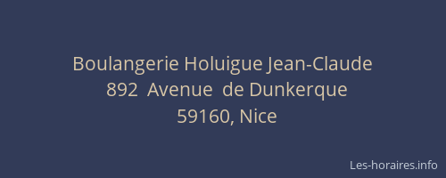 Boulangerie Holuigue Jean-Claude