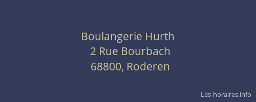Boulangerie Hurth