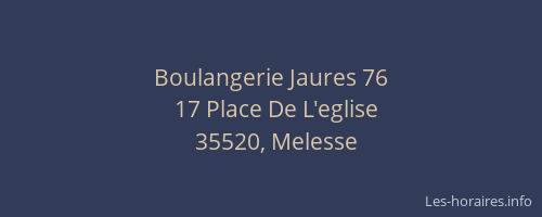 Boulangerie Jaures 76