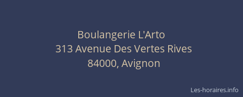 Boulangerie L'Arto