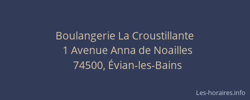 Boulangerie La Croustillante