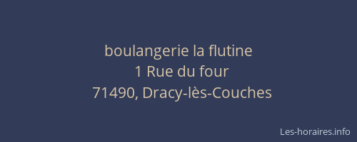 boulangerie la flutine