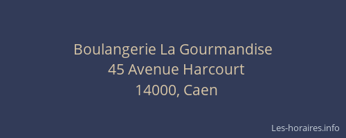 Boulangerie La Gourmandise