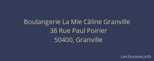 Boulangerie La Mie Câline Granville