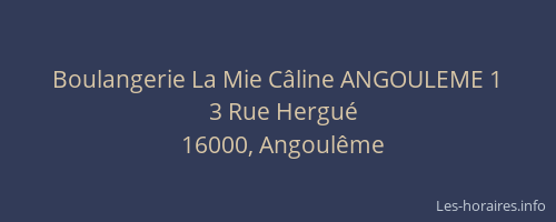 Boulangerie La Mie Câline ANGOULEME 1