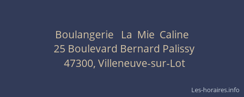 Boulangerie   La  Mie  Caline
