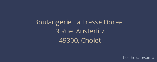Boulangerie La Tresse Dorée