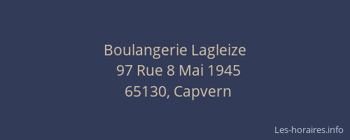 Boulangerie Lagleize