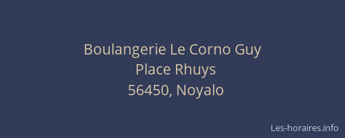Boulangerie Le Corno Guy