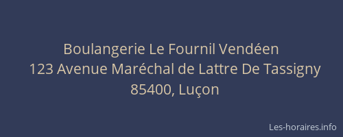 Boulangerie Le Fournil Vendéen