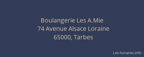 Boulangerie Les A.Mie