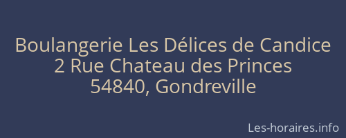 Boulangerie Les Délices de Candice