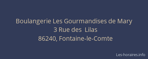 Boulangerie Les Gourmandises de Mary