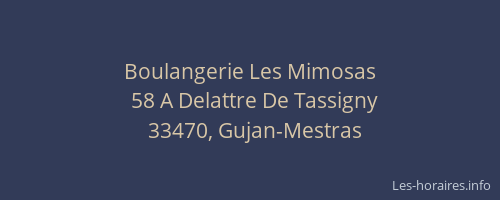 Boulangerie Les Mimosas