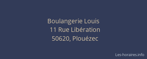 Boulangerie Louis