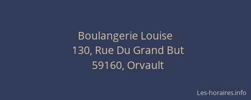 Boulangerie Louise