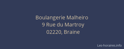 Boulangerie Malheiro