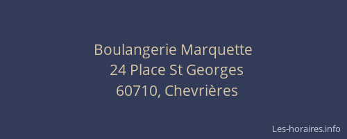 Boulangerie Marquette