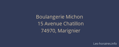 Boulangerie Michon