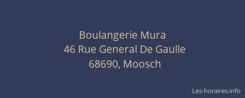 Boulangerie Mura