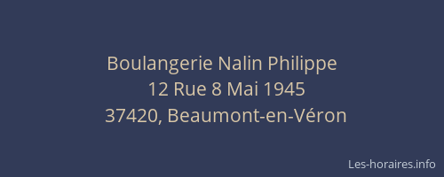 Boulangerie Nalin Philippe