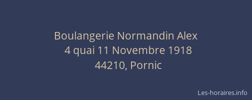 Boulangerie Normandin Alex