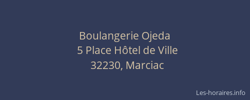 Boulangerie Ojeda