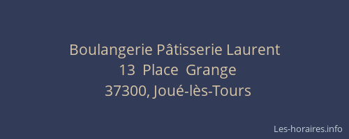 Boulangerie P&acirc;tisserie Laurent