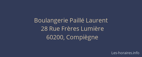 Boulangerie Paillé Laurent