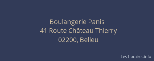 Boulangerie Panis