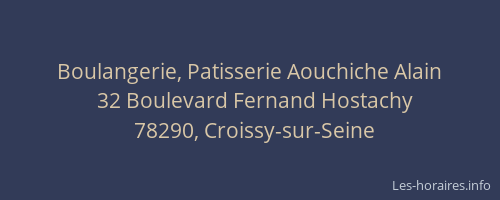 Boulangerie, Patisserie Aouchiche Alain