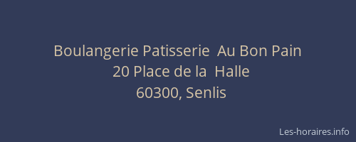 Boulangerie Patisserie  Au Bon Pain