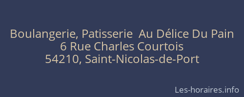 Boulangerie, Patisserie  Au Délice Du Pain