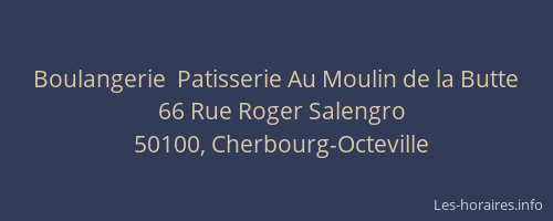 Boulangerie  Patisserie Au Moulin de la Butte