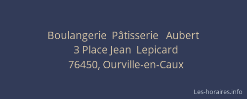 Boulangerie  Pâtisserie   Aubert