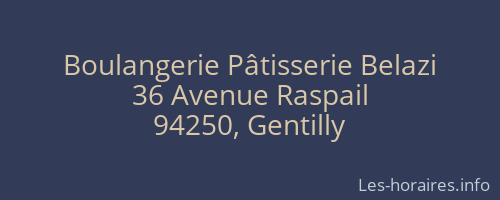 Boulangerie Pâtisserie Belazi