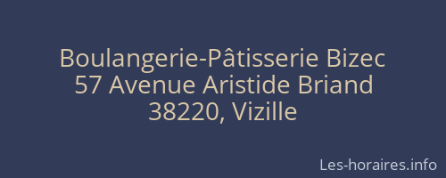 Boulangerie-Pâtisserie Bizec