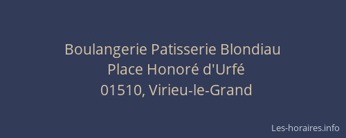 Boulangerie Patisserie Blondiau