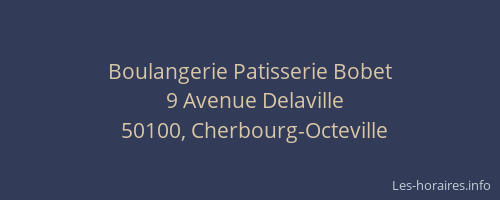 Boulangerie Patisserie Bobet