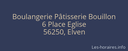 Boulangerie Pâtisserie Bouillon