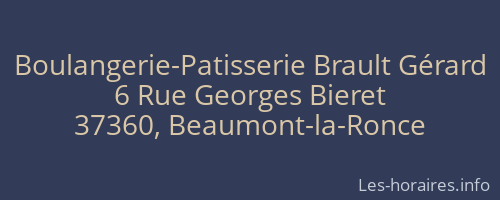 Boulangerie-Patisserie Brault Gérard