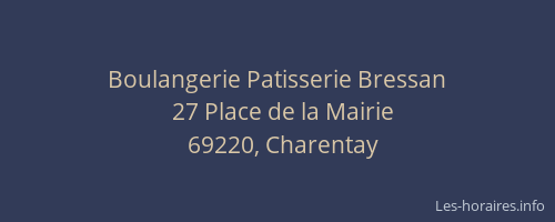 Boulangerie Patisserie Bressan