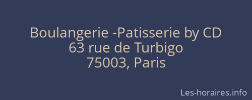 Boulangerie -Patisserie by CD