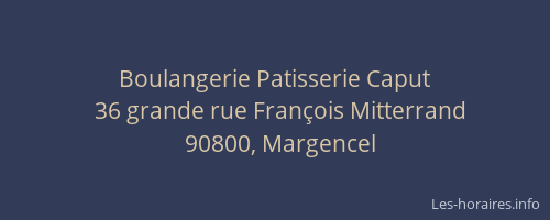 Boulangerie Patisserie Caput