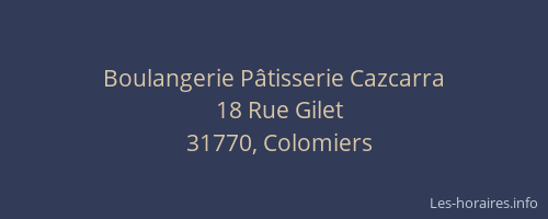 Boulangerie Pâtisserie Cazcarra