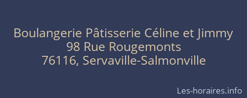Boulangerie Pâtisserie Céline et Jimmy