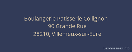 Boulangerie Patisserie Collignon