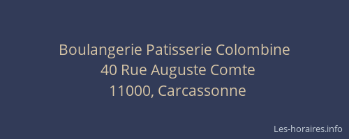 Boulangerie Patisserie Colombine