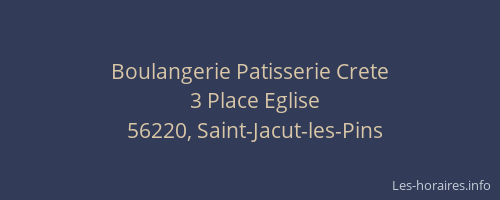 Boulangerie Patisserie Crete